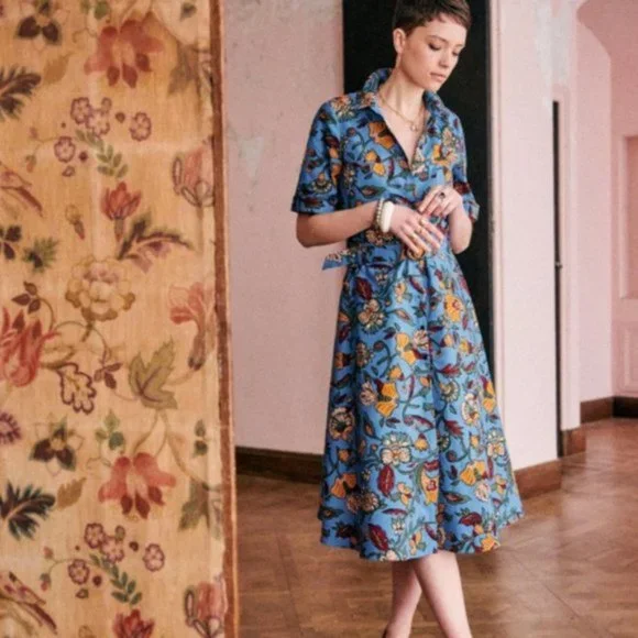 Sezane Jeanne Floral Dress